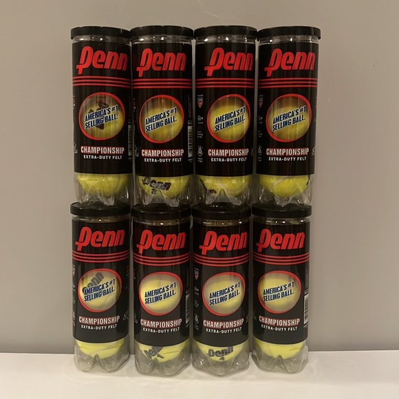 Penn Other - NEW Penn Extra Duty Felt Tennis Balls 8 Cans 24 Balls Total